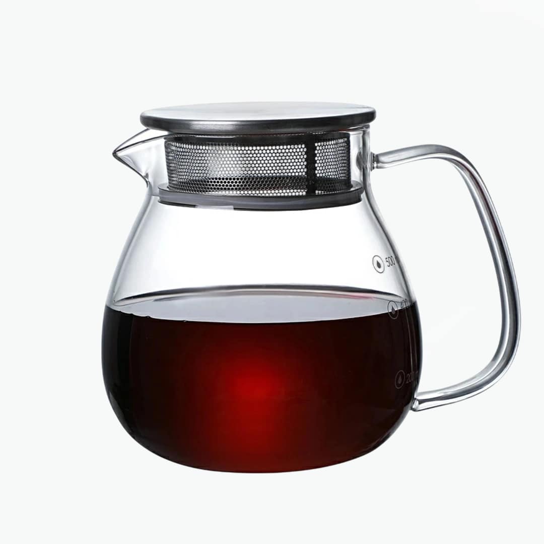 2 Glass Coffee Server 02 with Stainless Steel Filter600ml HeatCarafe - Image 1