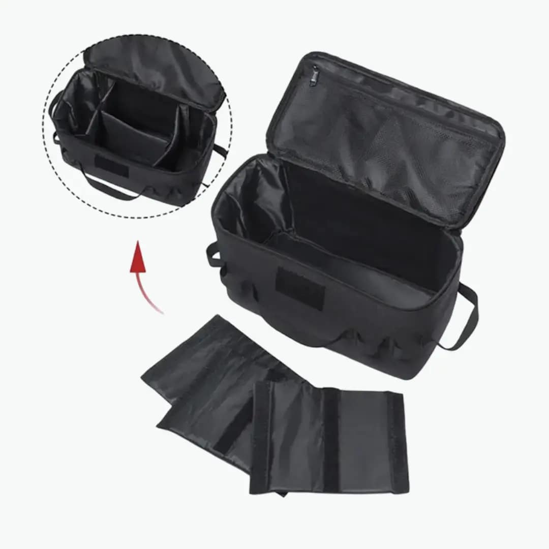 Geekin حقيبة معدات القهوة (4) حقيبة تنظيم معدات القهوة والتخييم من Geekin لتخزين أدوات الطبخ والمطبخ الخارجي