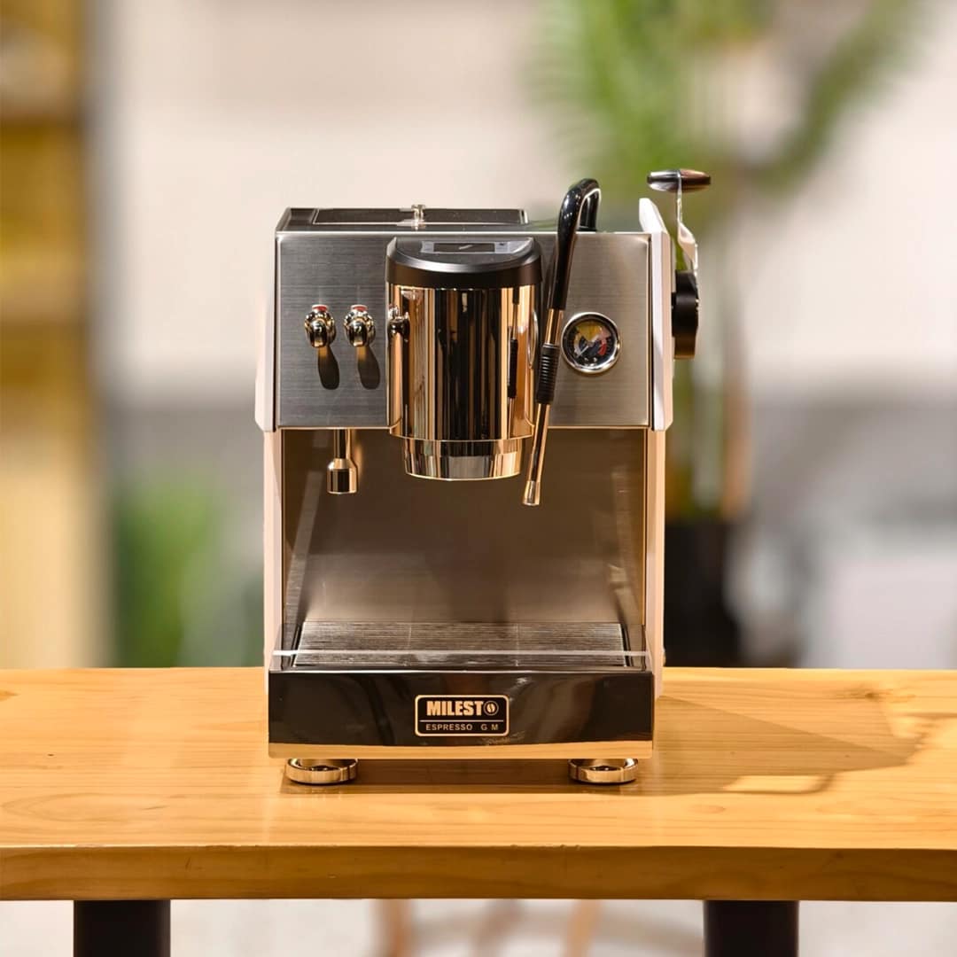 Milesto X20 Espresso Machine Dual Boiler, LCD Display Stainless